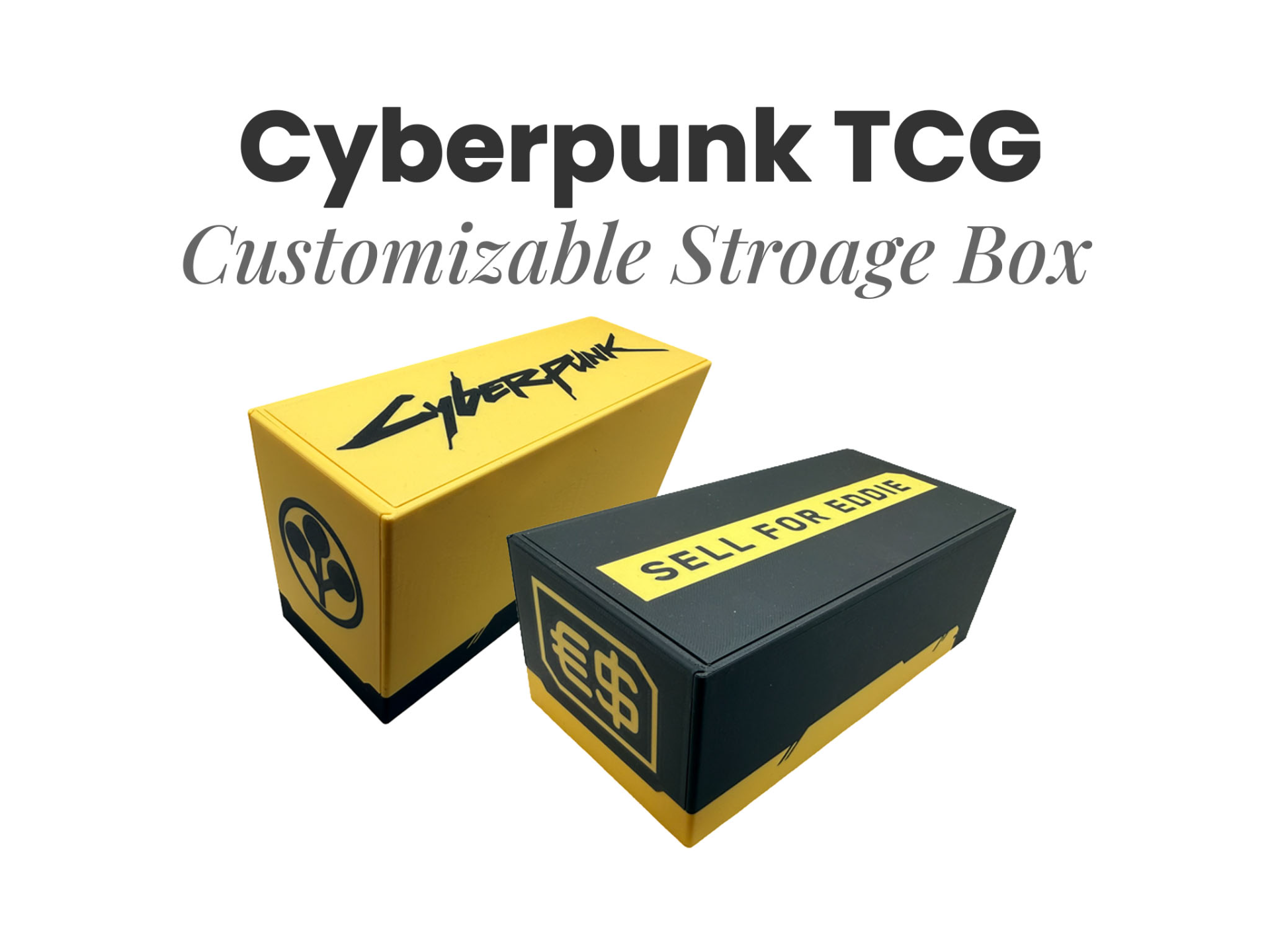 Cyberpunk TCG storage box
