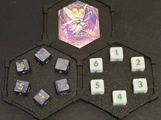 Lorcana Dice Display for lore counter display
