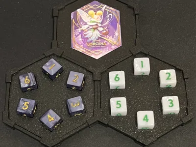 Lorcana Dice Display for lore counter display