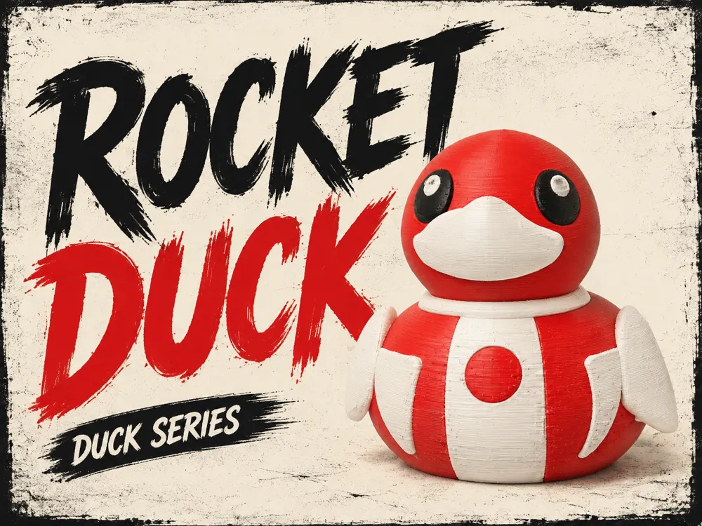 Rocket Duck AMS Multicolor Toy - Free 3D Print Model - MakerWorld