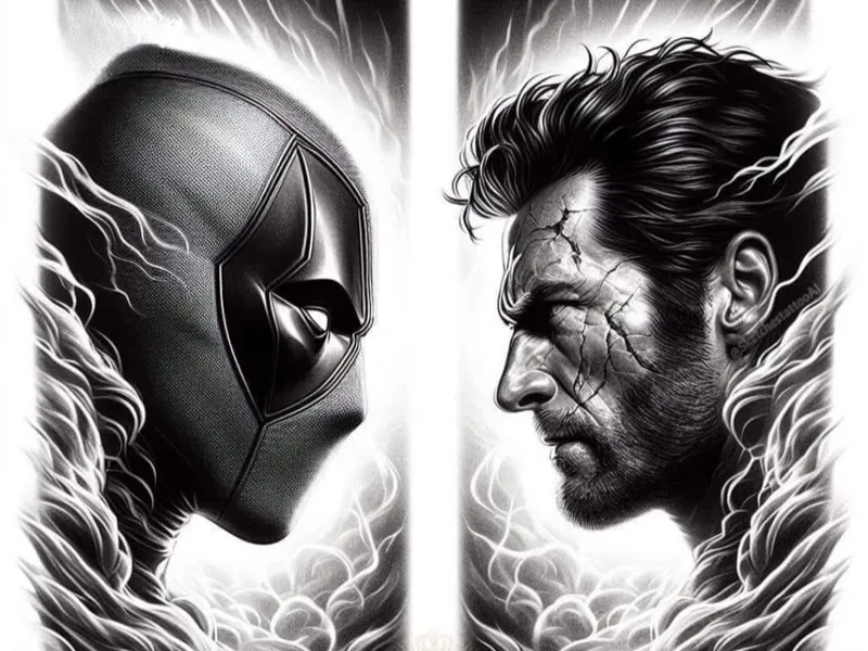 DeadPool and Wolverine HueForge