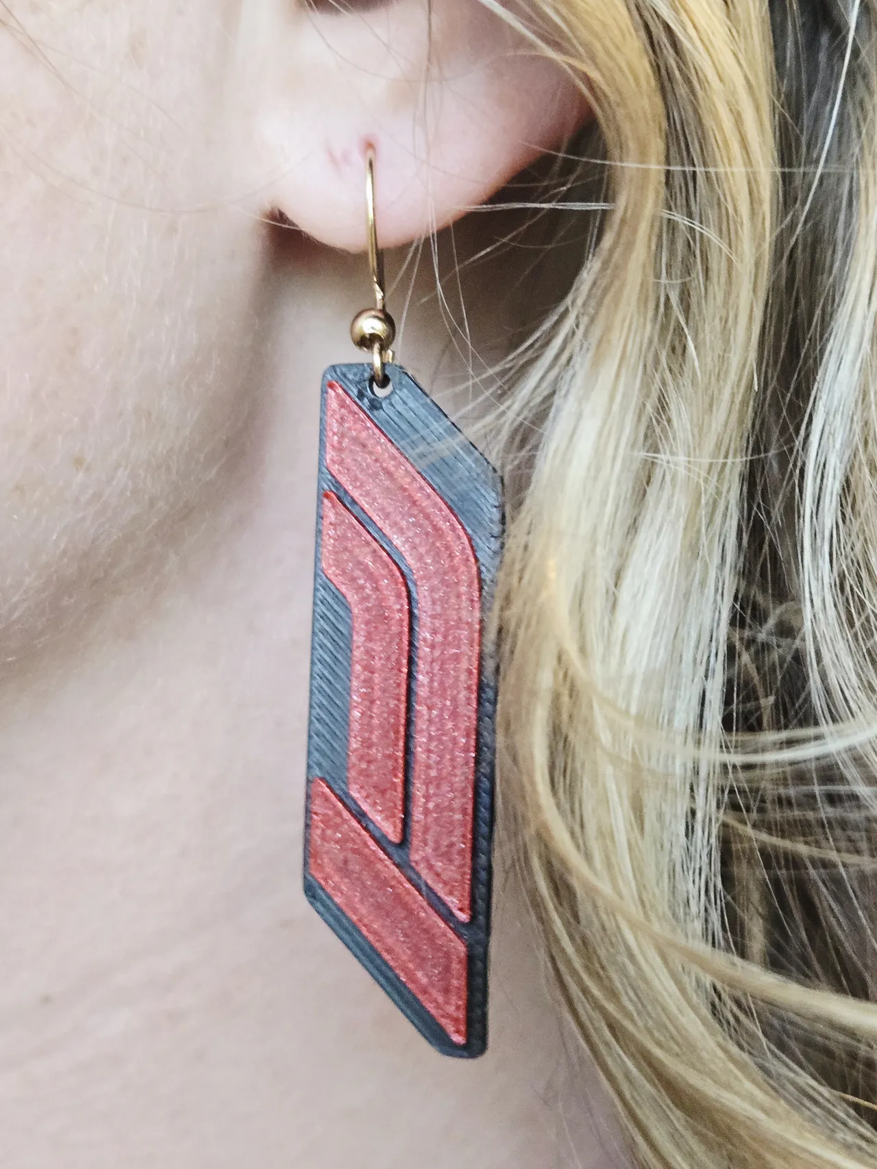 F1 Logo Earrings view 3