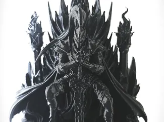 Shadow Knight Igris Throne Diorama(Solo Leveling) 