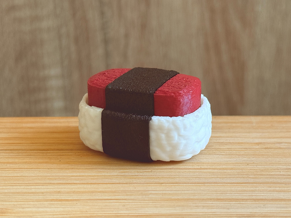 Clicky Sushi – Luncheon Meat Musubi Fidget Toy - 1