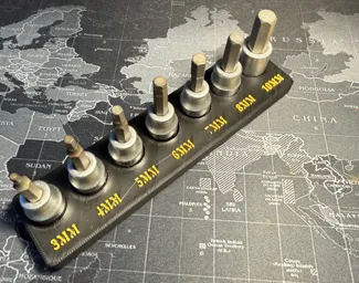 Gridfinity Allen Socket holder