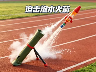 Launchable Mortar Water Rocket - Fun and Educational