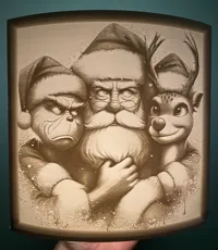 Le Grinch à Noël — lithophane — photo 1