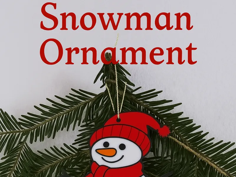 Snowman Christmas Tree Ornament