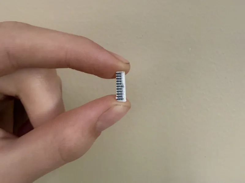 Worlds Smallest Ruler - 0.4 Grams, 10mm Long!