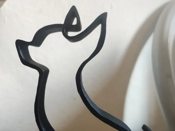 Décoration minimaliste chien pinscher