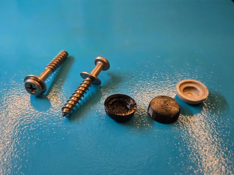 15mm Abdeckung für Schraubenköpfe 9,15 x 2,3mm