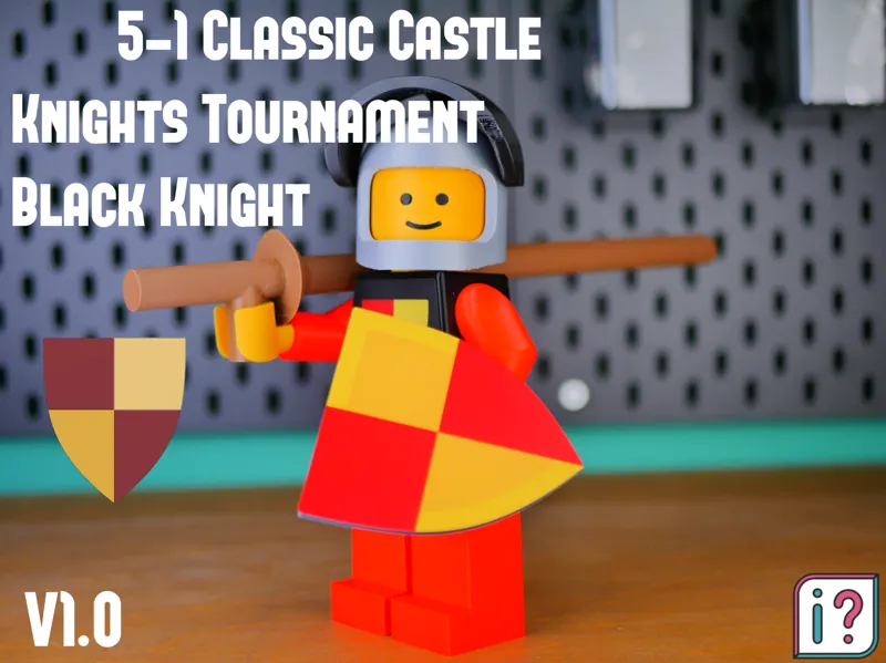 5-1 Classic Castle Knights Tournament Black Knight