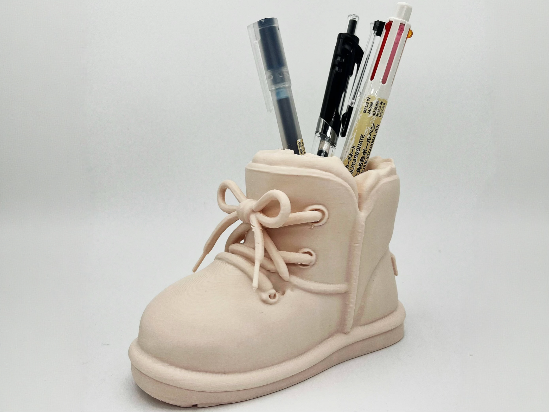 Snow Boot Pen Holder Cute Snow Boot Desk Organizer