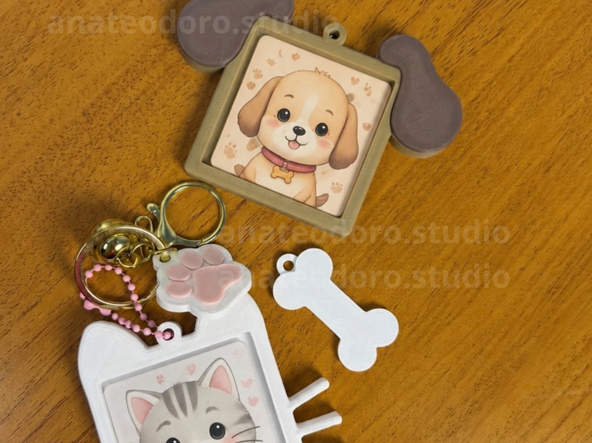 Porta Bottons Quadrado Pets - 1