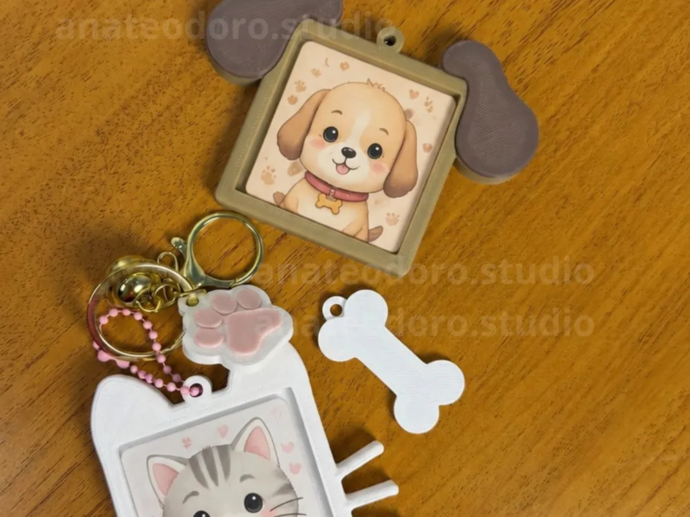 Soporte: Porta Bottons Quadrado Pets. Referencia del modelo original.