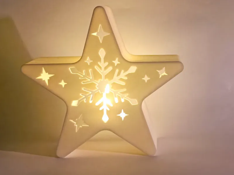 Cozy Winter Star Lantern