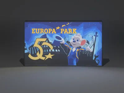 Europa Park 50th Anniversary Lamp