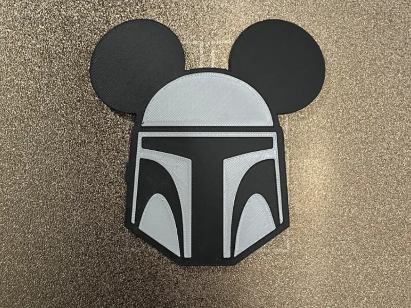 mandalorian fridge magnet