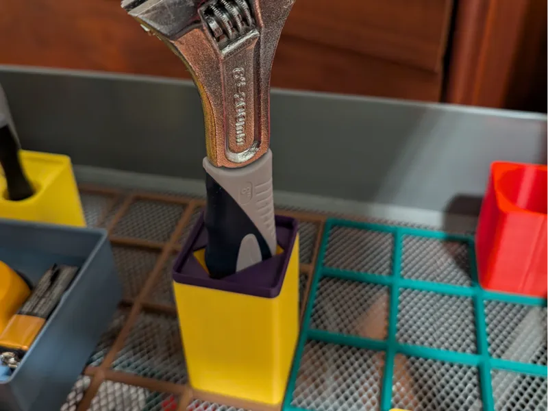 Blue Ridge 8in Adjustable Wrench Gridfinity Bin