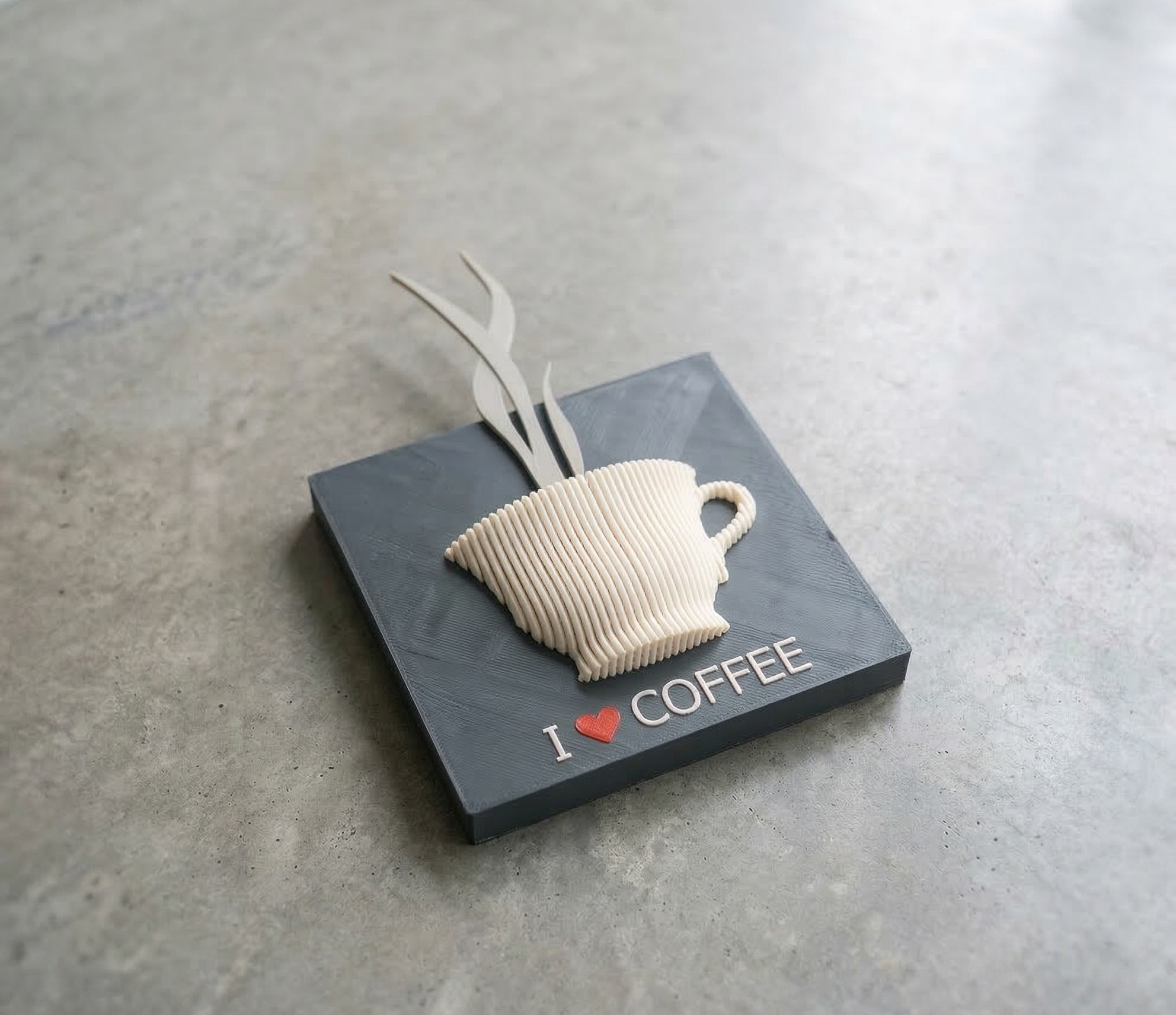 Miniatura 2 do modelo 3D Schichtskulptur Kaffeetasse
