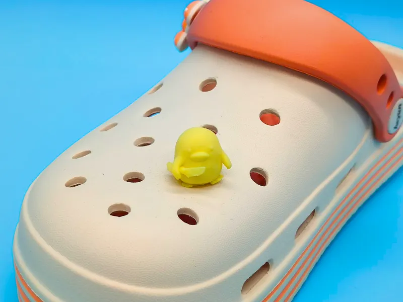 Cute meme duck croc charm