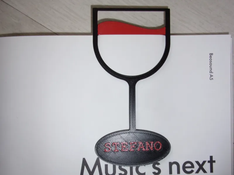 Segnalibro Calice Vino