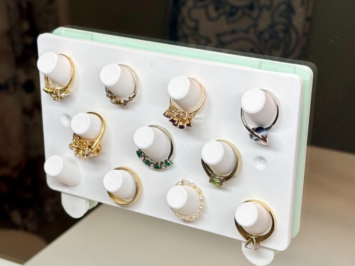 Ring Organizer - Jewelry - Wall Mount