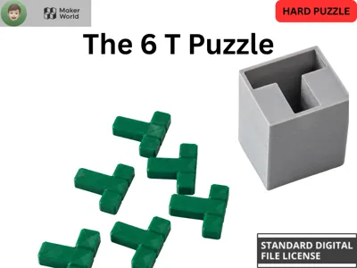 The 6 T Puzzle - HARD LEVEL PUZZLE