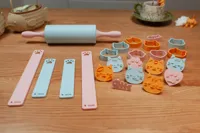 Cookie Cutters, Dough Thickness Guides & Rolling Pin