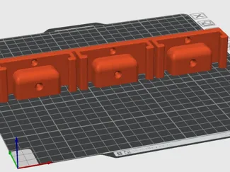 Ridgid/AEG 18 volt Battery Holder 3pc strip