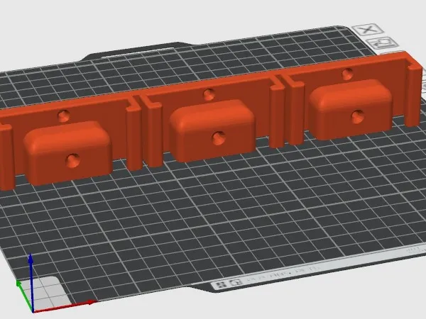 Ridgid/AEG 18 volt Battery Holder 3pc strip