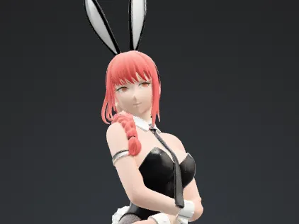 Makima version lapine - Chainsaw Man (fan art)