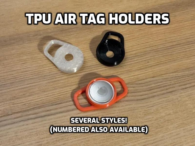 TPU Air Tag Holder (collar and numbered vers. too)