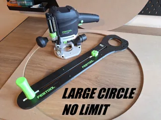 Expandable Circle Cutting Jig