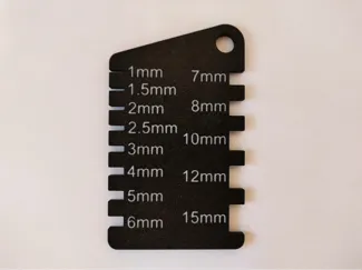 Simple material gauge.