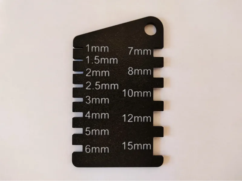 Simple material gauge.