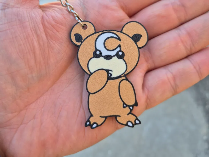 Teddiursa Keychain
