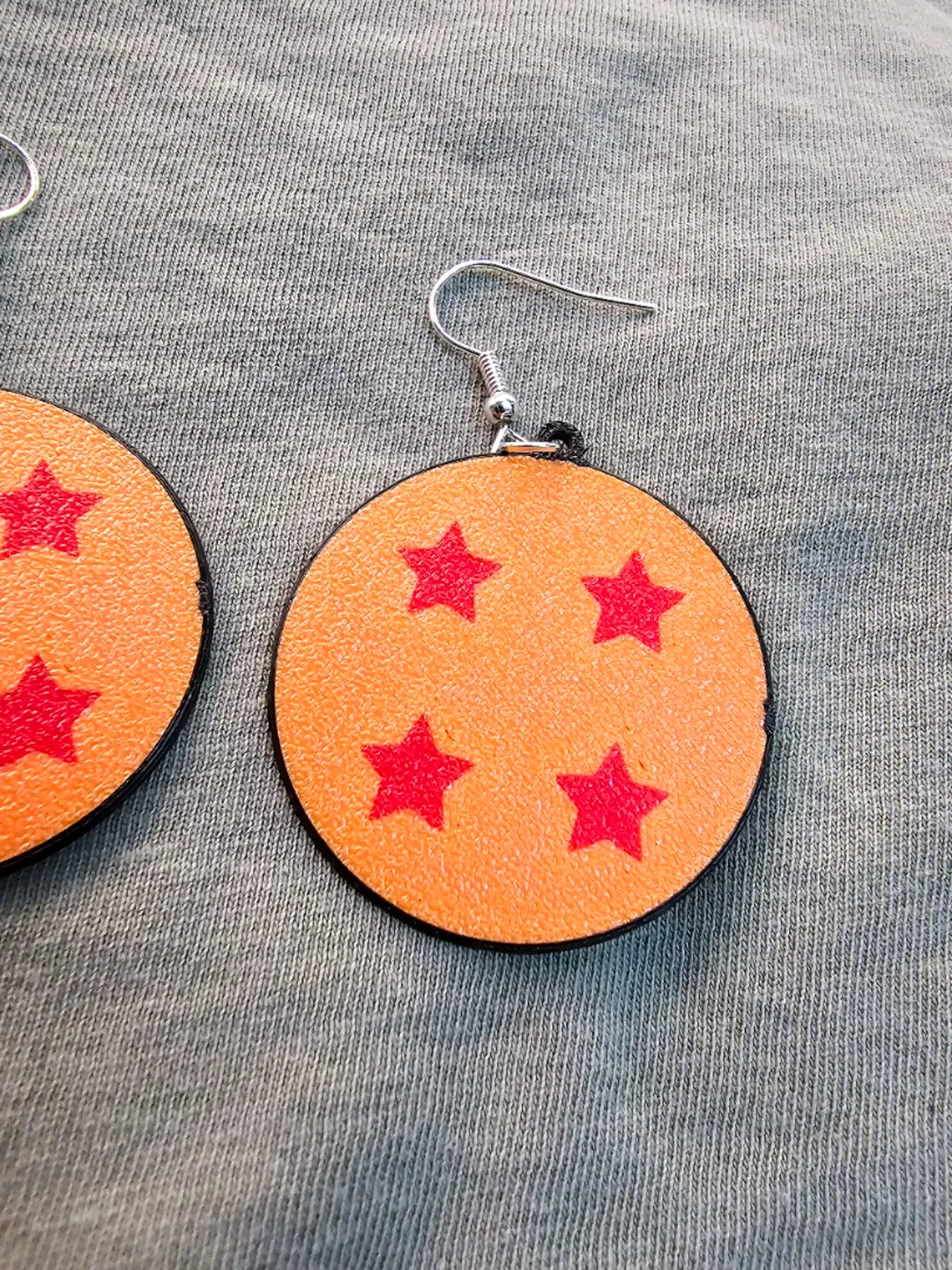 4 Star Dragonball Earrings - Multicolor view 2