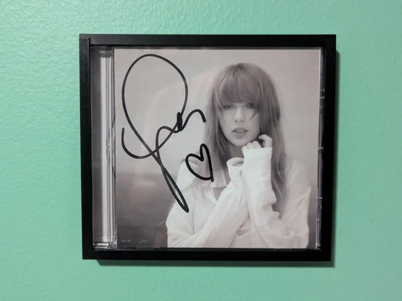 Wall Mount CD Frame Display Case