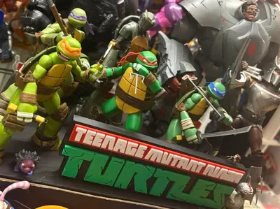 Teenage Mutant Ninja Turtles 2012 Logo Shelf Sign