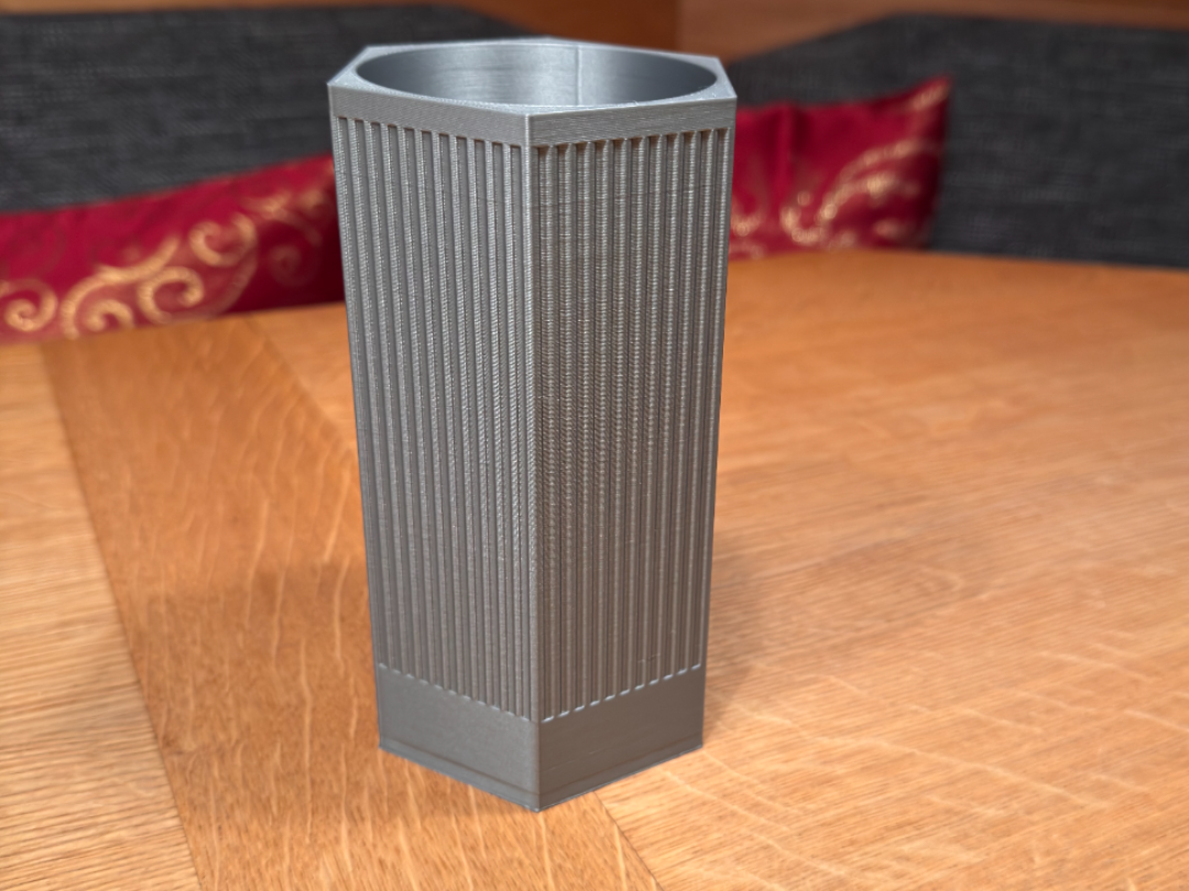 HexaLine Vase - Modern Geometric Flower Vase
