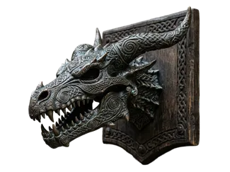 DRAGON WALL MOUNT CELTIC
