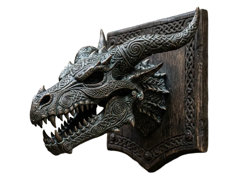 DRAGON WALL MOUNT CELTIC