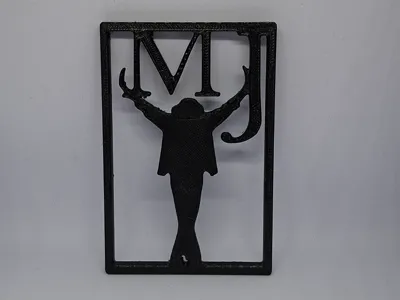 Michael Jackson Hangable Frame 