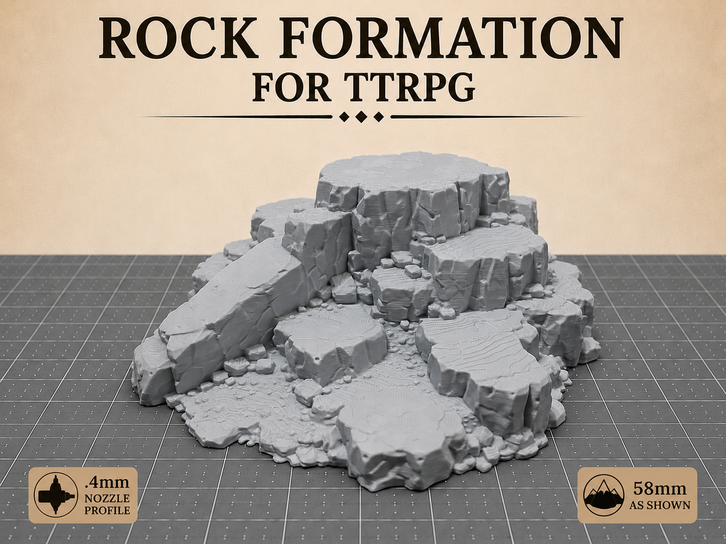 Rock Formation Two for TTRPG