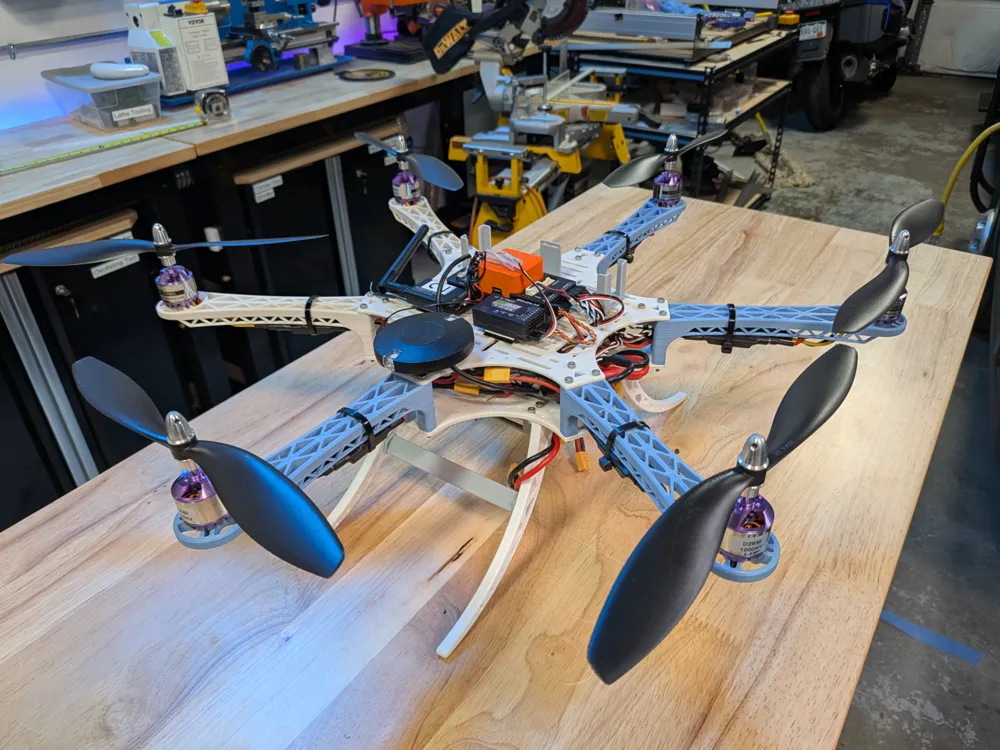 AX540 Hexacopter Frame - Free 3D Print Model - MakerWorld