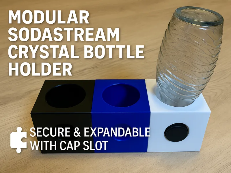 SodaStream Halter - modular, stabil + Deckelfach