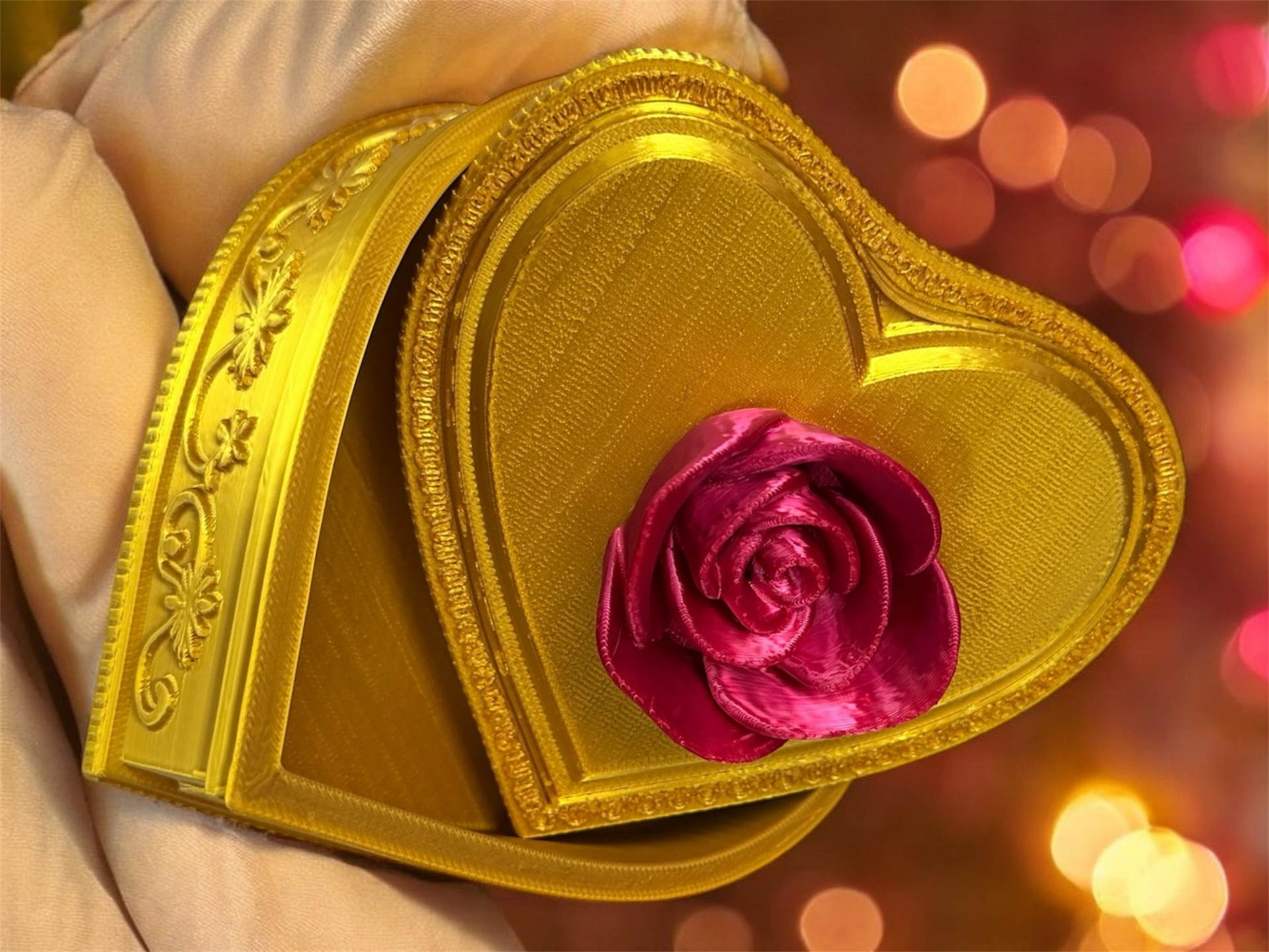 Twist Lock Heart Box Valentines Day ️