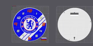 CHELSEA lightbox Clock