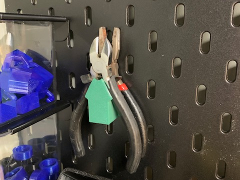 Skadis Plier Holder ---Custom Dovetail Design---